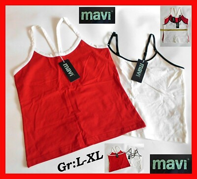 Mavi Trägershirt 2 Damen Shirt T-Shirt Tops Top Gr. L  XL, 40-42, vk.59,95