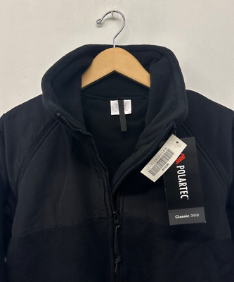 NOS US Navy Gen II POLARTEC Classic 300 Black Fleece Jacket, V-35