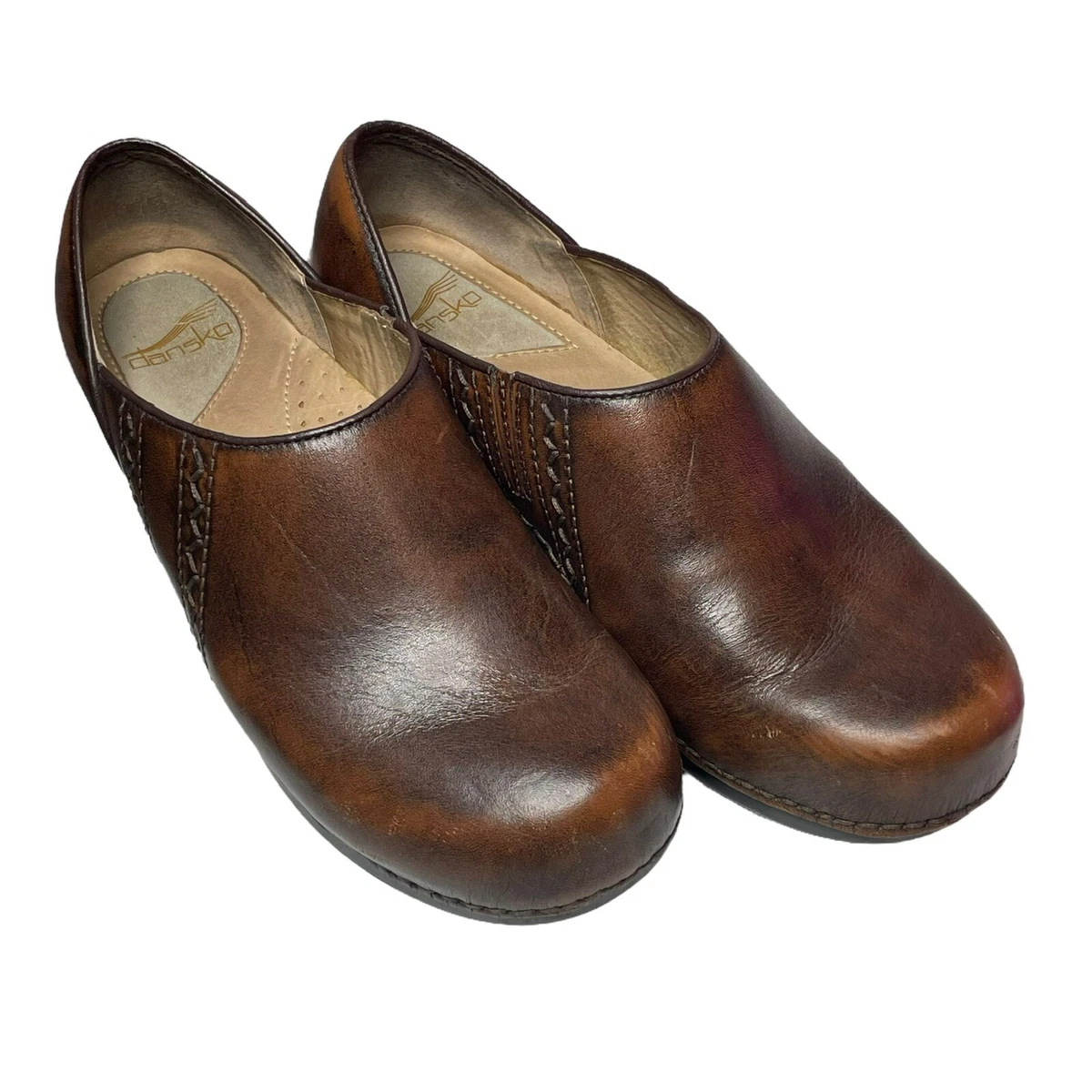 Dansko Womens 40 US 9.5-10 Sienna On Clogs 9807780200 Leather | eBay