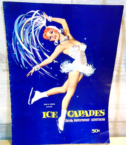 Vintage Programme Capades de glace 1959 patinage Walt Disney's Babes en jouet Land Cover Art