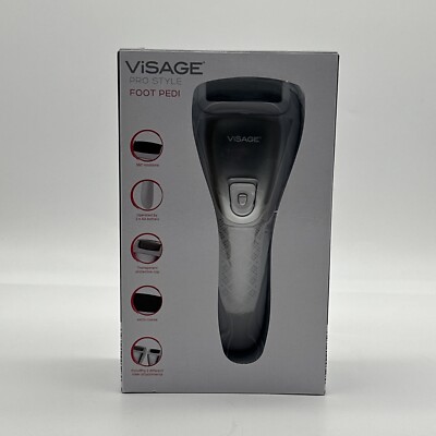 VISAGE Pro Style Elektrischer Hornhautentferner weiß-silber
