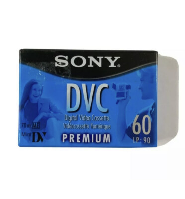 Sony DVC Digital Video Mini DV Premium Cassette Tape - 60 Minutes