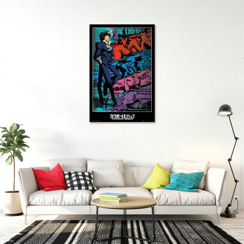 Póster «¡Te Veo Vaquero Del Espacio! Cowboy Bebop Spike Lienzo Para Fumar De Anthonyams