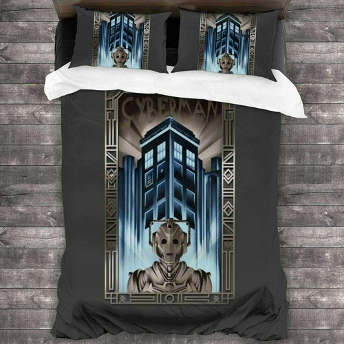 3D Doctor Who Bedding Set TARDIS Doona Quilt Cover Duvet Cover Pillow
