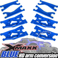 Traxxas X-MAXX HD BLUE 8 Suspension arm set Complete TRA7829x TRA7830x TRA7831x