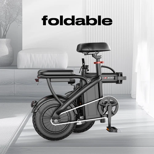 26'' Electric Mountain Bike Adults 750W 25MPH Off-road E-Bicycle Fat Tire - Bild 38 von 40