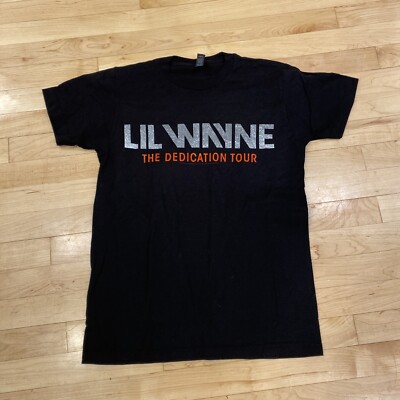 Lil Wayne The Dedication Tour Tee Deadstock Mens Size Small Black