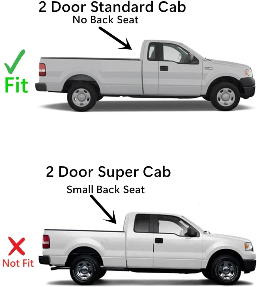 Fit 04-08 Ford F150 Standard Passenger Right Side Quarter Window Glass Used OEM Foto 4 de 4