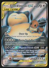 Eevee & Snorlax GX (Full Art) Ultra Rare SM - Team Up 171/181 LP on eBay