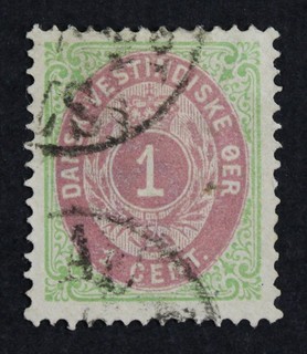CKStamps: Danish West Indies Stamps Collection Scott#5 Used