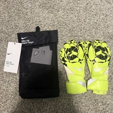 Nike ACC Vapor Grip3 Goalkeeper Gloves Volt Black Soccer Goalie HQ0304-702 Sz 9
