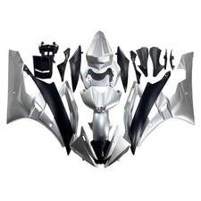 Silver Black Fairings for Yamaha YZF R6 2006 2007 06 07 Plastic Bodywork Cowling