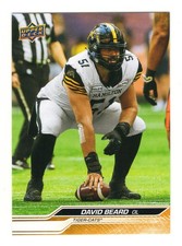 2024 UD CFL David Beard Card #23 Hamilton Tiger-Cats Alberta