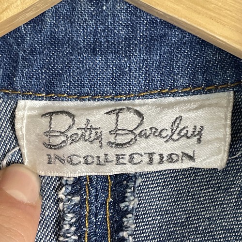 Betty Barclay Incollection Vintage Denim Fit & Flare Shirt Day Dress UK Size 12 - Picture 4 of 20