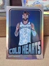 2022 MATT BEWLEY TOPPS CHROME ELITE NBA ROOKIE CARD RC #TB72-2 COLD HEARTS