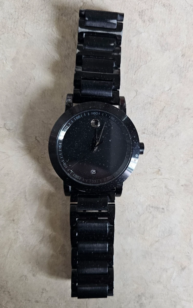 Movado Men\'s Black PVD Museum Sport Watch Black/Black Model#: 07.1.36.1202~ NB Movado Museum Sport Watch - 07.1.36.1202 | The RealReal main image 4