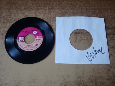 G'TEED FOUNDER KENNY VANCE autographed 1960s mint-exc Jay & Americans Hushabye45
