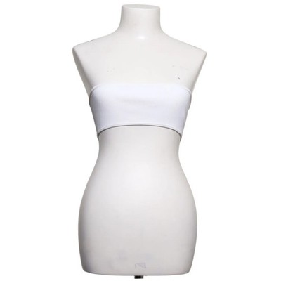 Balmain x H&M, Tube Top, Größe: 34, Weiß, Elasthan/Polyamid/Viskose #6yV