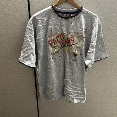 Vintage Paco Jeans T Shirt Men s Large Gray Y2K New With Tags Street Wear
