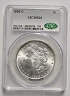 1899-O Morgan Silver Dollar CAC MS64 SKUMD23