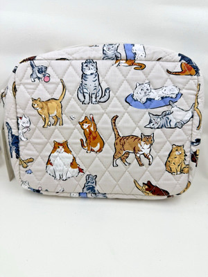 VERA BRADLEY Essential Cord Organizer A Cat's Life NWT Cats