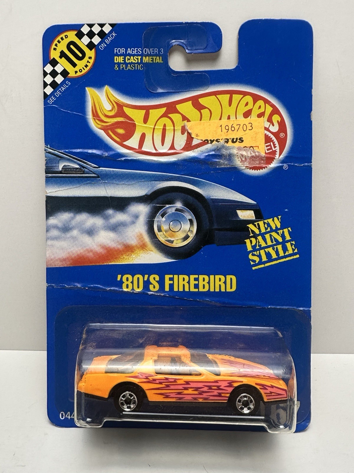 Hot Wheels '80's Firebird, 1991 Collector #167, Orange Vintage/Rare Extra Bolt!!
