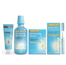 Lumineux Ultimate Whitening Kit Bundle - Contains Toothpaste Mouthwash Stri... Lumineux Ultimate Whitening Kit Bundle - Contains Toothpaste Mouthwash Stri...