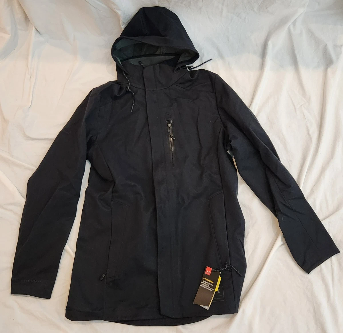 Under Armour Storm Water Resistant Men's Medium Black Jacket New W/Tag MSRP $165