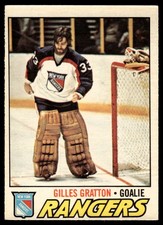 1977-78 O-Pee-Chee Gilles Gratton New York Rangers #207