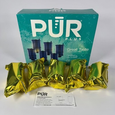 PUR PLUS Replacement Water Filters Lot of 5 Genuine PUR