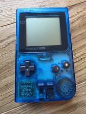 Nintendo Game Boy Pocket clear blue Handheld Gaming Console