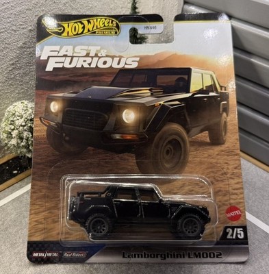 Hot Wheels Premium Fast & Furious: Lamborghini LM002, 1:64 Real Riders