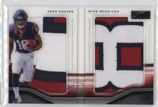 2018 Playbook Rookie Jumbo Memorabilia Booklets Prime 7/25 Keke Coutee 6fs