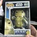 FUNKO POP STAR WARS ROTTA THE HUTT #843 GLOW IN THE DARK
