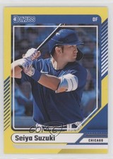 2024 Panini Donruss Yellow Flood Seiya Suzuki #82 2o7
