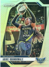 2024 Panini Prizm WNBA ARIKE OGUNBOWALE #28 SILVER PRIZM WINGS