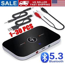 Bluetooth Transmitter & Receiver Wireless Adapter For Home stereos/speakers Lot