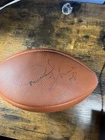 DERRICK THOMAS SIGNED FOOTBALL AUTO KC KANSAS CITY CHIEFS PRETTY FADED