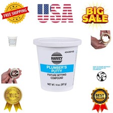 WM Harvey 043010 Stainless Plumbers Putty, 14 oz