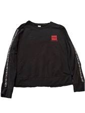 Calvin Klein 1981 Black Logo Pullover Sweater Crew Neck Long Sleeve Men's M