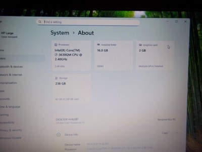 HP Envy DV7 Large Laptop Win 11 | eBay