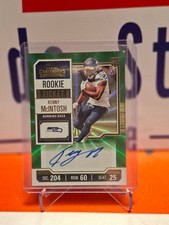 Nfl Panini Trading Cards Kenny McIntosh 2023 VARIATION Contenders #150.1 RC AUTO