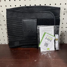 Letsfit Waist Trainer Back Support Weight Loss Hour Glass Shaper Medium Black