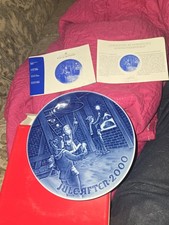 Bing and Grondahl Christmas Plate 2000 Pre-owned With COA