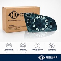 Spiegelglas Aussenspiegel Links Diederichs 1017327 FÜR Audi Ersatzglas Spiegel