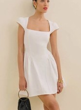 NWT Reformation Oaklyn Linen Dress Size 10