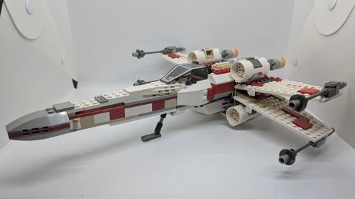 LEGO Star Wars 4502 X‑Wing Fighter Ship Only Incomplete Build No Minifigs