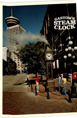 #ad #ad Sears GASTOWN STEAM CLOCK Vancouver B.C. Raymond L. Saunders Postcard $19.90