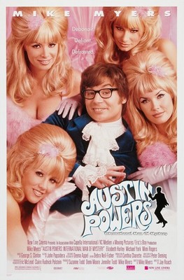Austin Powers International Man of Mystery 1997 1 Filmplakat Kunstdruck Textur