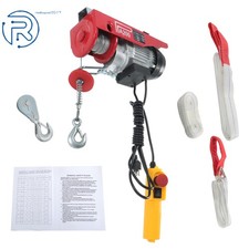 Mini polipasto eléctrico PA200 440 lb/200 kg 6,6 pies/2 m control remoto con cable 110 V